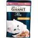 Kattemat våtfór m/laks&hvitløk 85g Gourmet perle