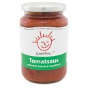 Tomatsaus med aubergine, paprika og fennikel økologisk 390g Superbra