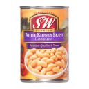 Cannellini b&oslash;nner (hvite kidney) bx 425g S&W