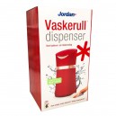 Vaskerull dispenser hvit Jordan
